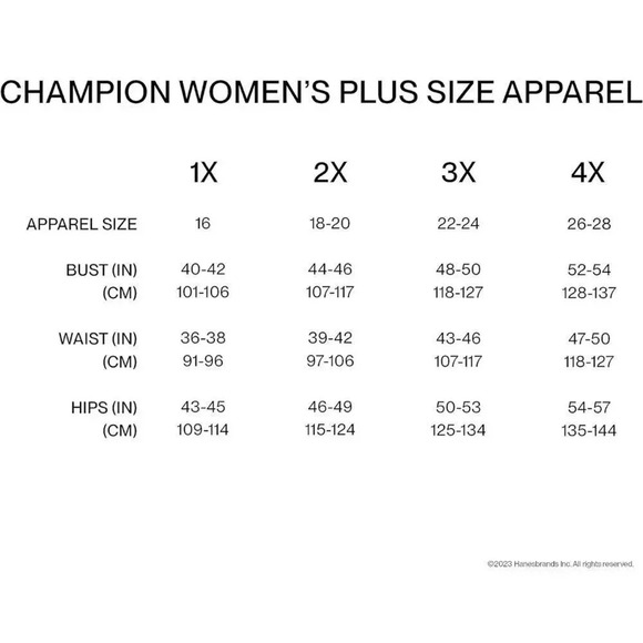 Champion Plus Size Authentic Bike Shorts - Graphic (Black) 1X NWT - Picture 6 of 6